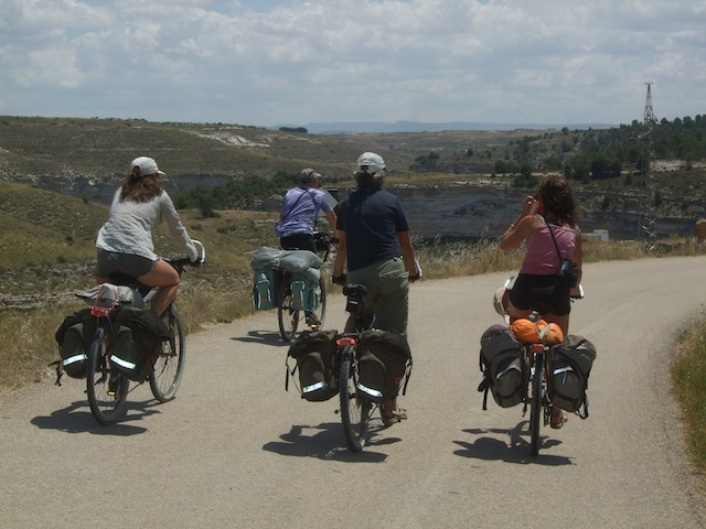 en grupo por alcala del Jucar