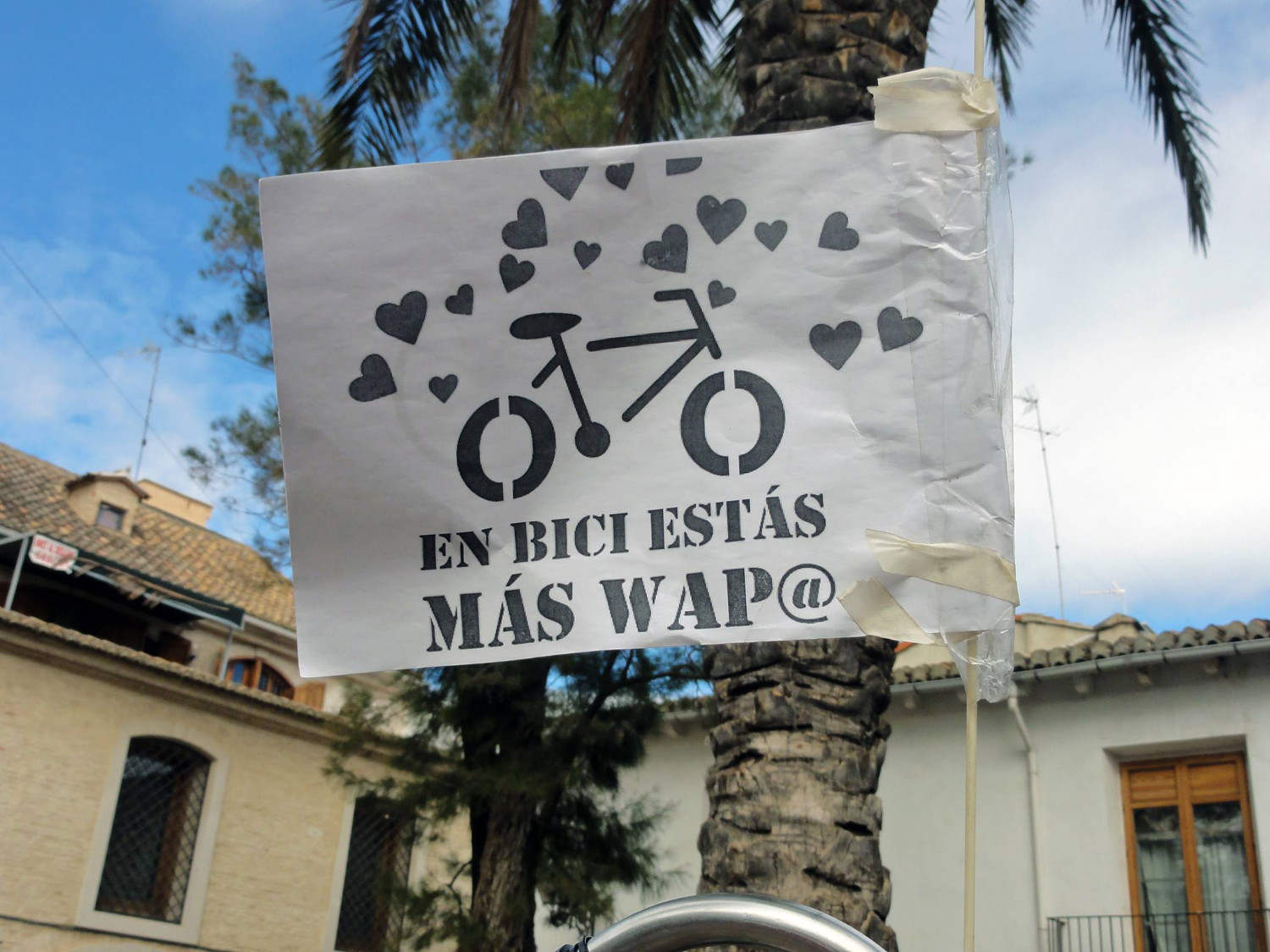 En bici estás más wap@