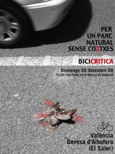 cartel 2009 Albufera sense cotxes