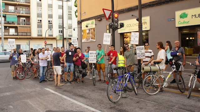 Marcha contra la violencia vial y por una ciudad amable.