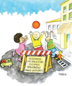 Viñeta_Infancias_Jugando_Disculpen_las_molestias_frato_2015