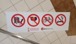 Infografía de Metrovalencia con la prohibicion de bicis en el metro